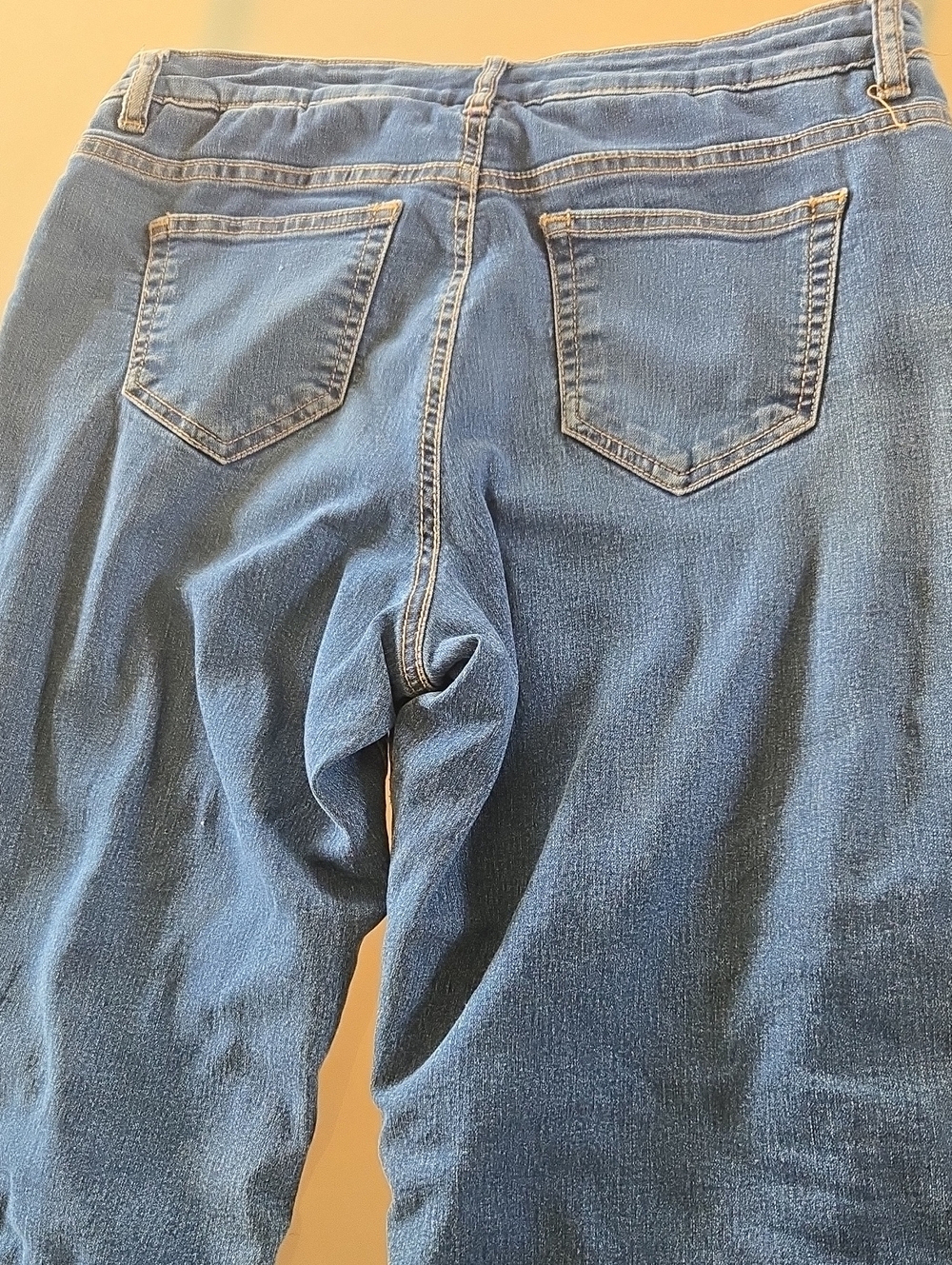 Bit & Bridle Medium Blue Wide Leg Jeans